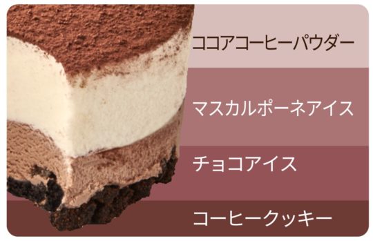 マスカルポーネのティラミス 断面 画像 Gourmet Biz-グルメビズ-