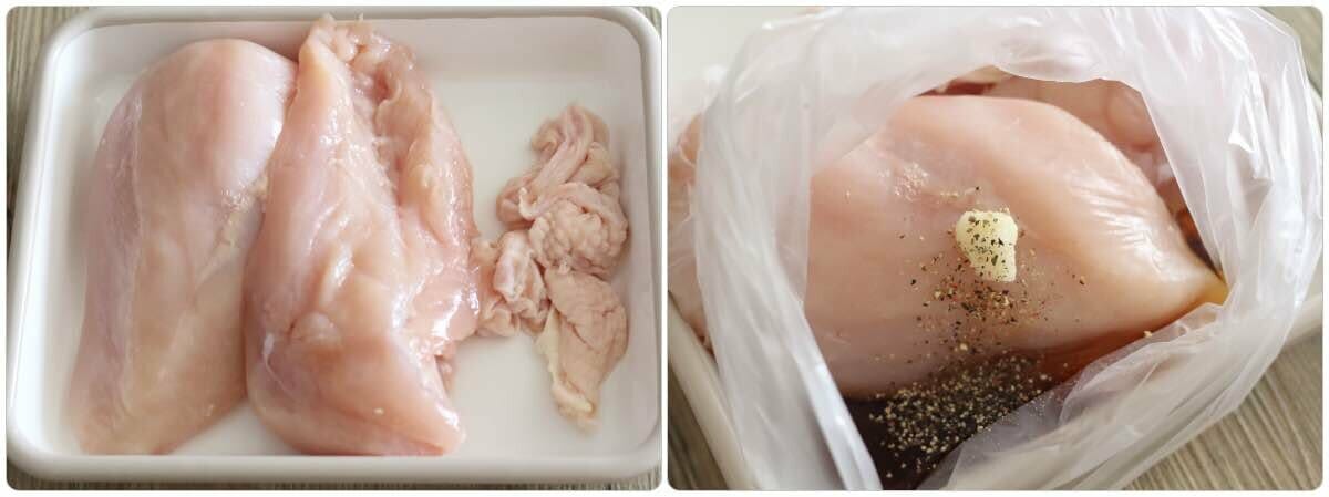 鶏ハムの調味料の漬け込み方法