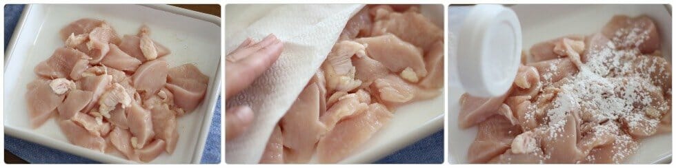 胸肉の下ご白方法