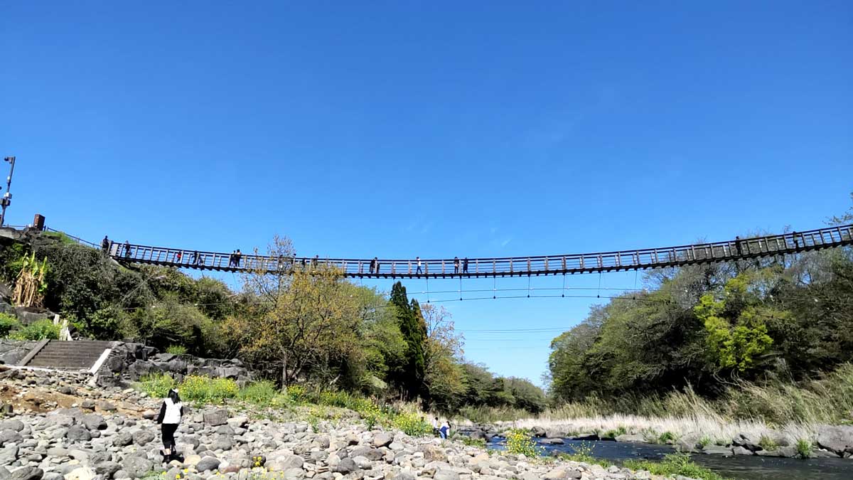 原尻の滝吊り橋