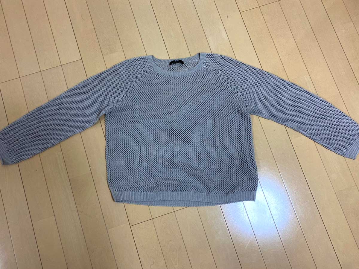 ユニクロ「3Dメッシュクルーネックセーター」
