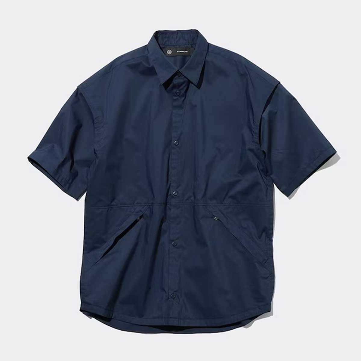 GU「ジップポケットシャツ(5分袖) UNDERCOVER」