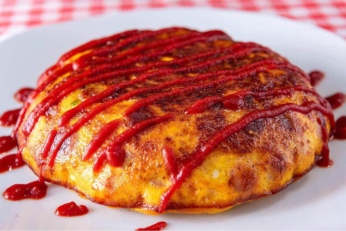 炊飯器でスパニッシュオムレツ