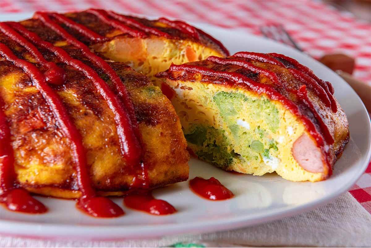 炊飯器でスパニッシュオムレツ