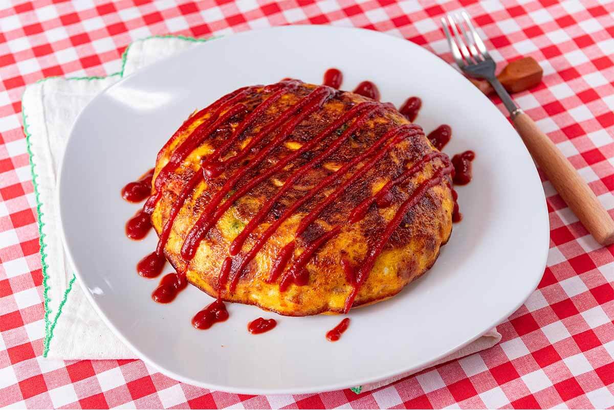 炊飯器でスパニッシュオムレツ