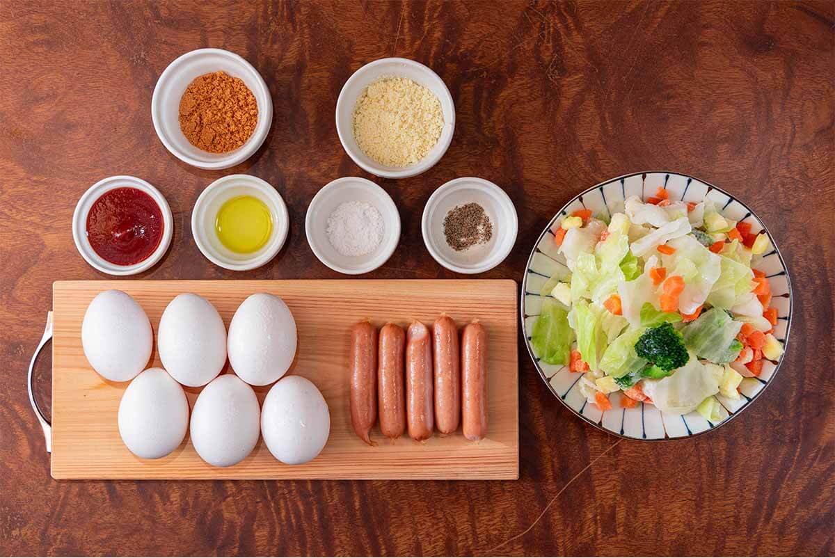 炊飯器でスパニッシュオムレツ