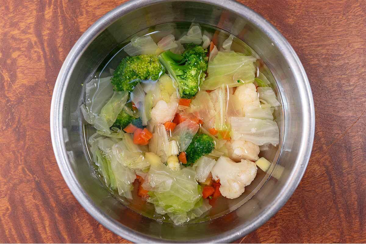 炊飯器でスパニッシュオムレツ