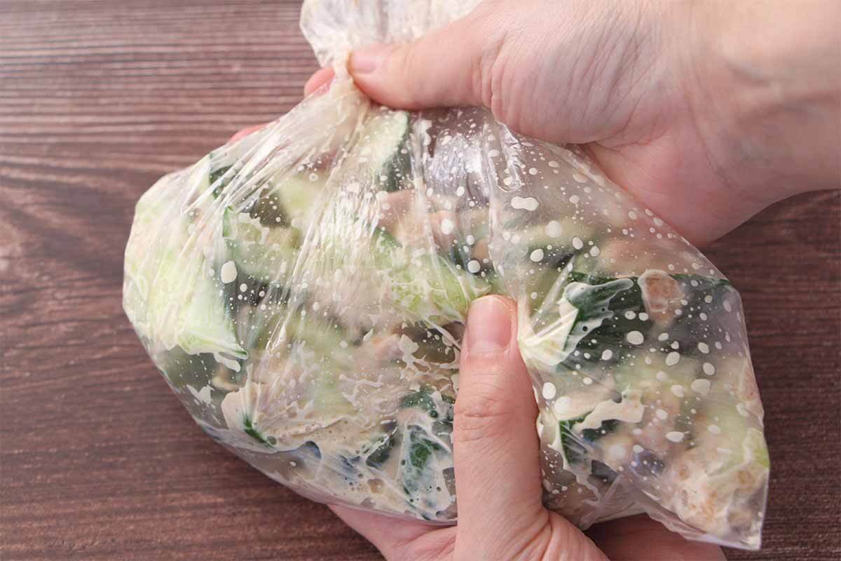 梅ツナマヨきゅうり