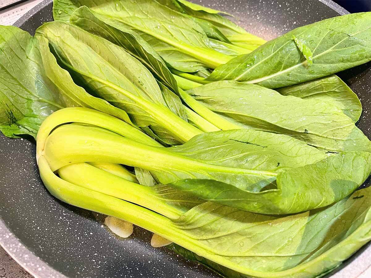 加藤綾菜さんの青梗菜のステーキ