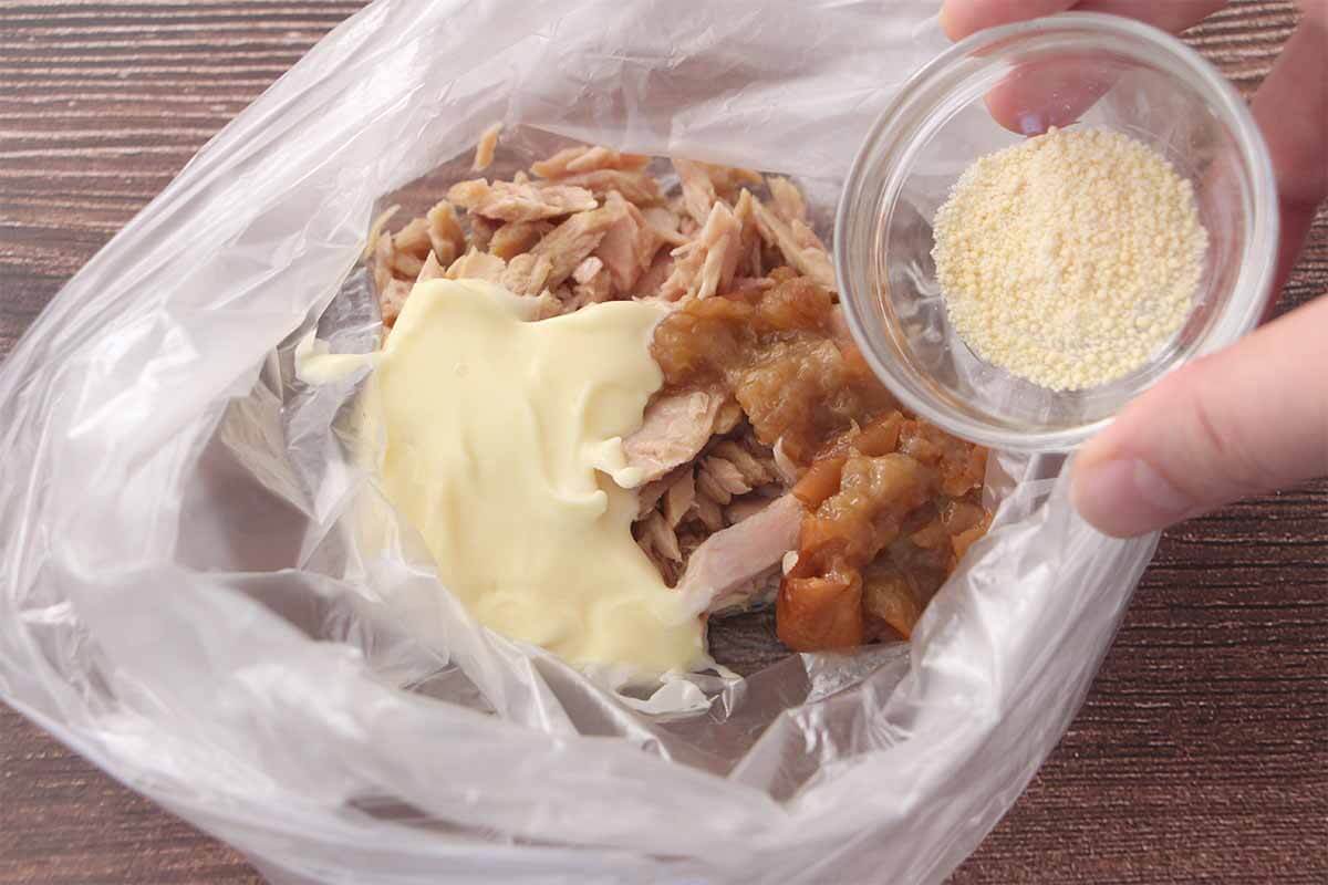 梅ツナマヨきゅうり