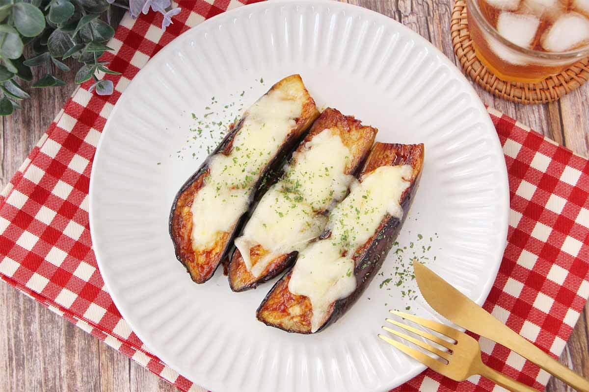 なすのデミ風ステーキ