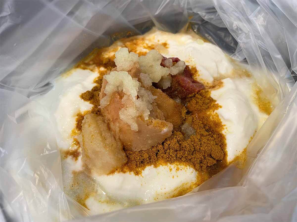 加藤綾菜さんのタンドリーチキン