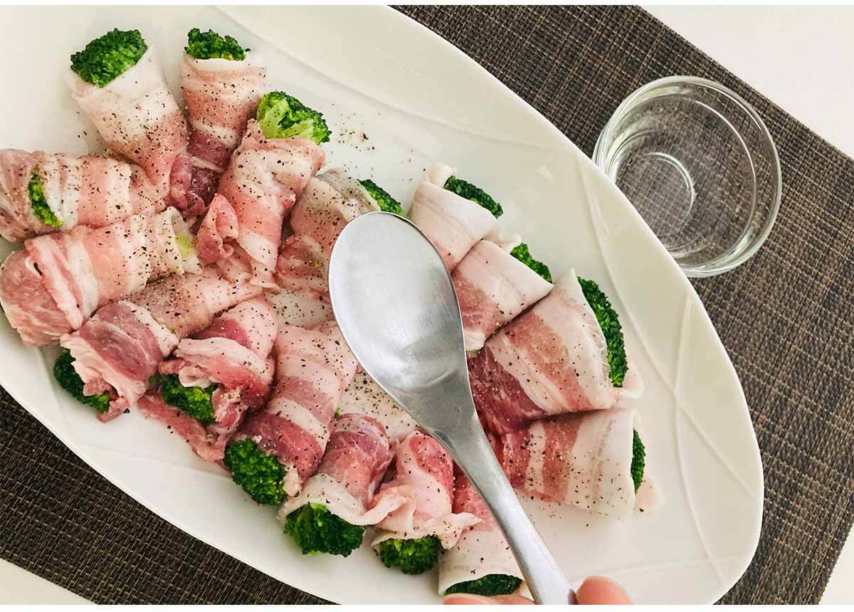 山本ゆりさんレシピ「肉巻きブロッコリー」