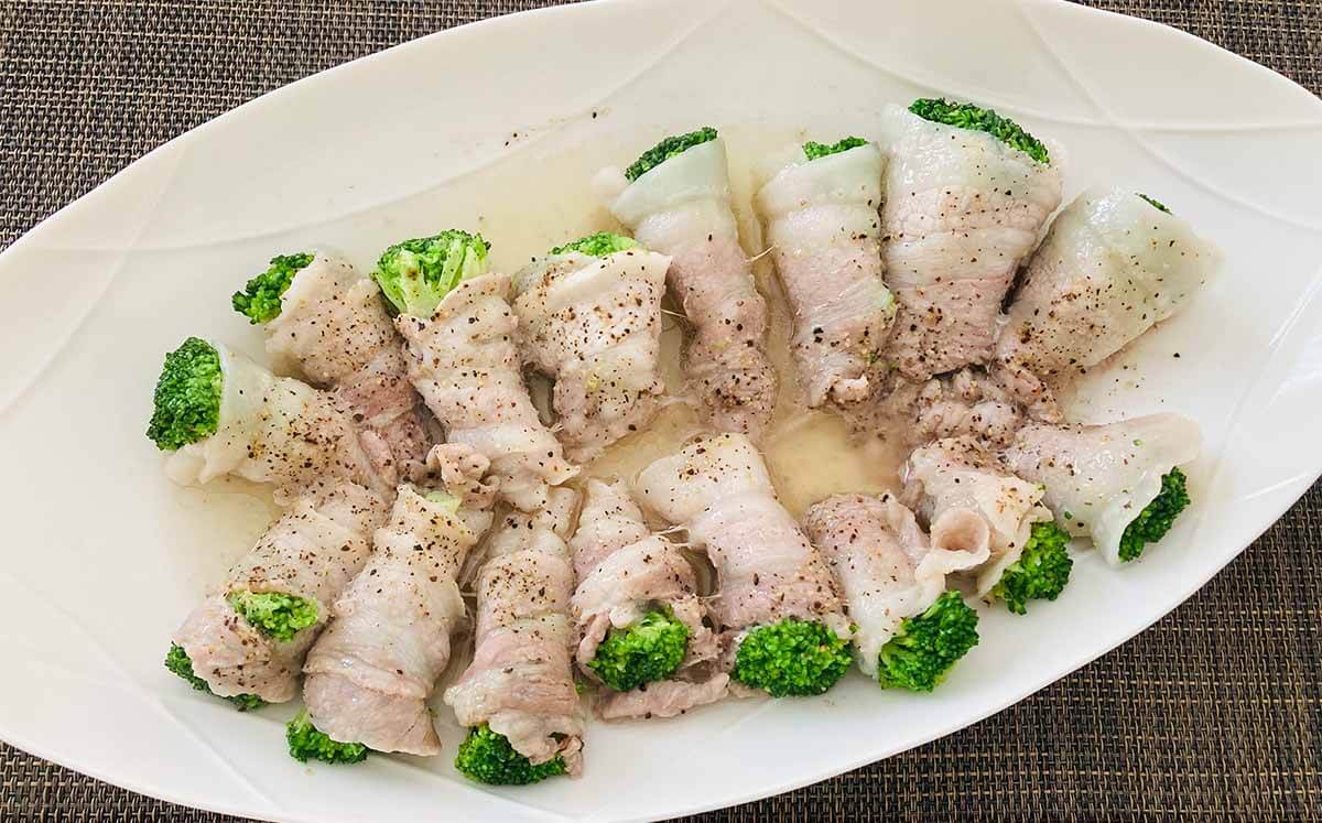 山本ゆりさんレシピ「肉巻きブロッコリー」