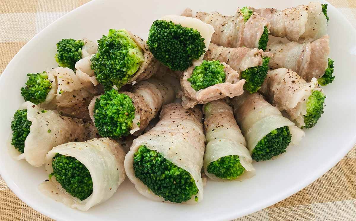 山本ゆりさんレシピ「肉巻きブロッコリー」