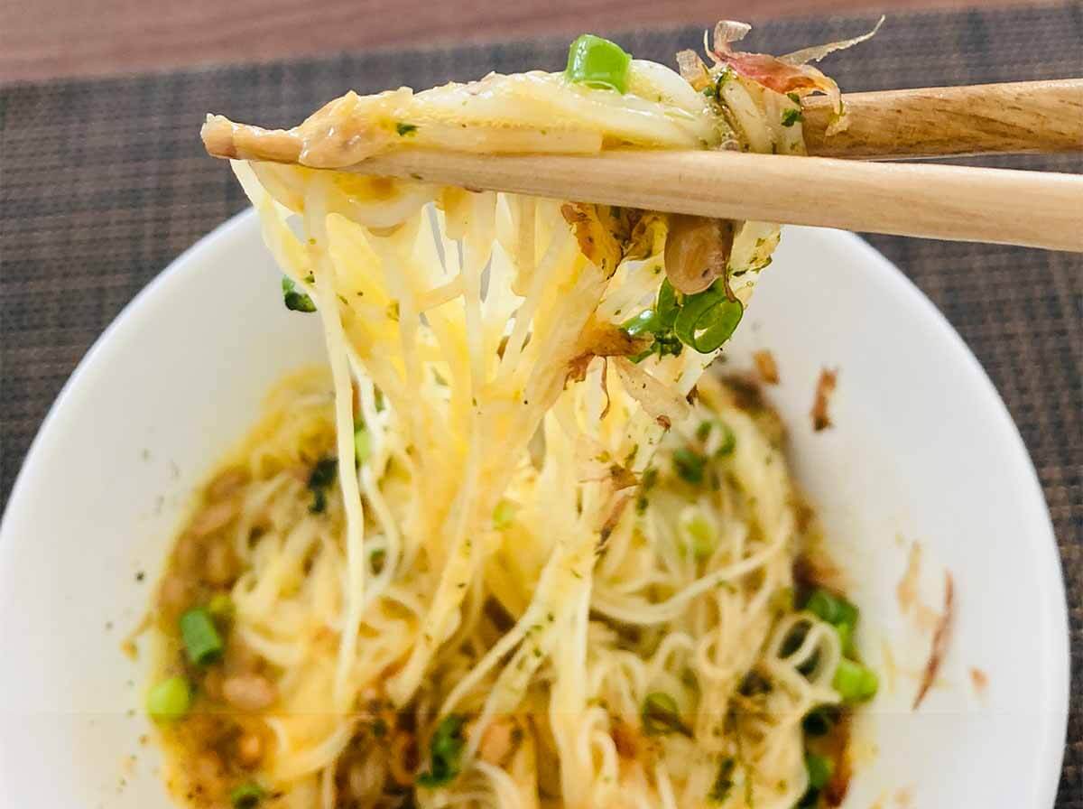 けんた食堂「歌舞伎町の納豆そうめん」