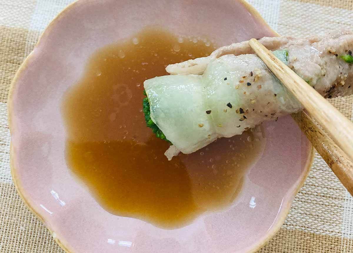 山本ゆりさんレシピ「肉巻きブロッコリー」