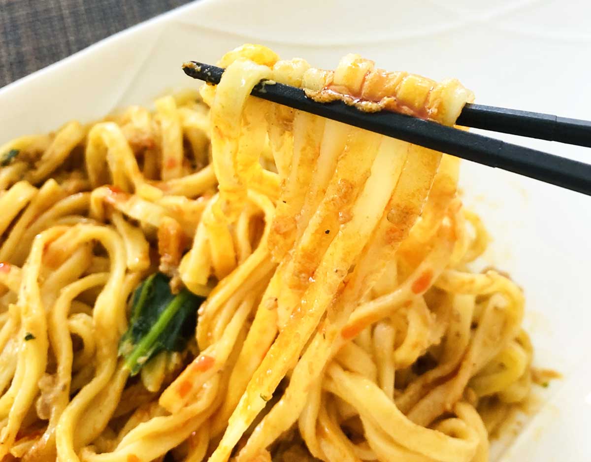 ローソンおすすめランキング冷凍食品「花椒香る汁なし担々麺」