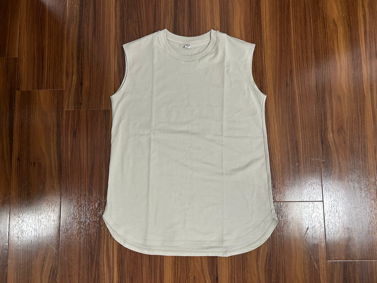 ユニクロ「エアリズムコットンT/ノースリーブ」