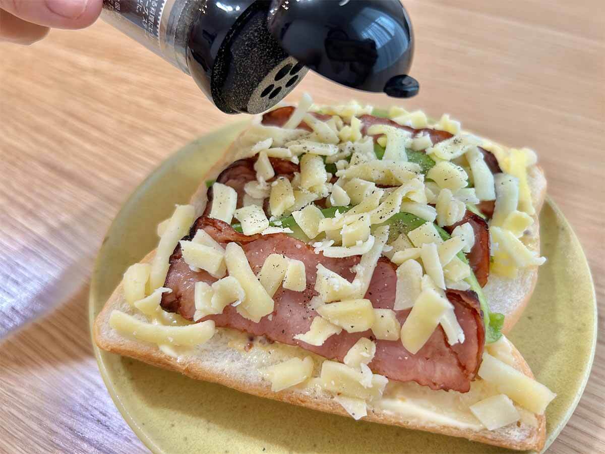 木村拓哉の「焼豚とアボカドのピザトースト」