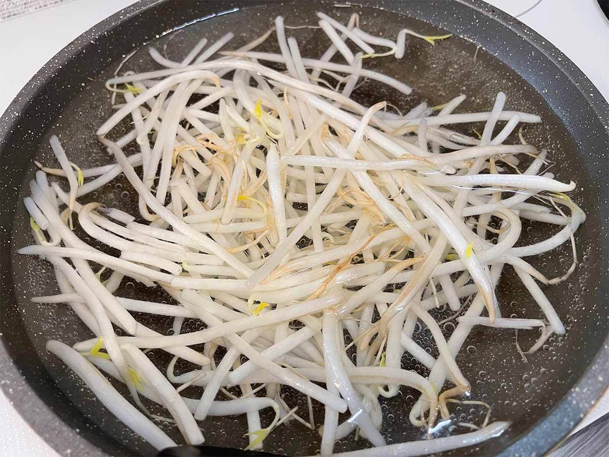 フライパンひとつでビビンバ