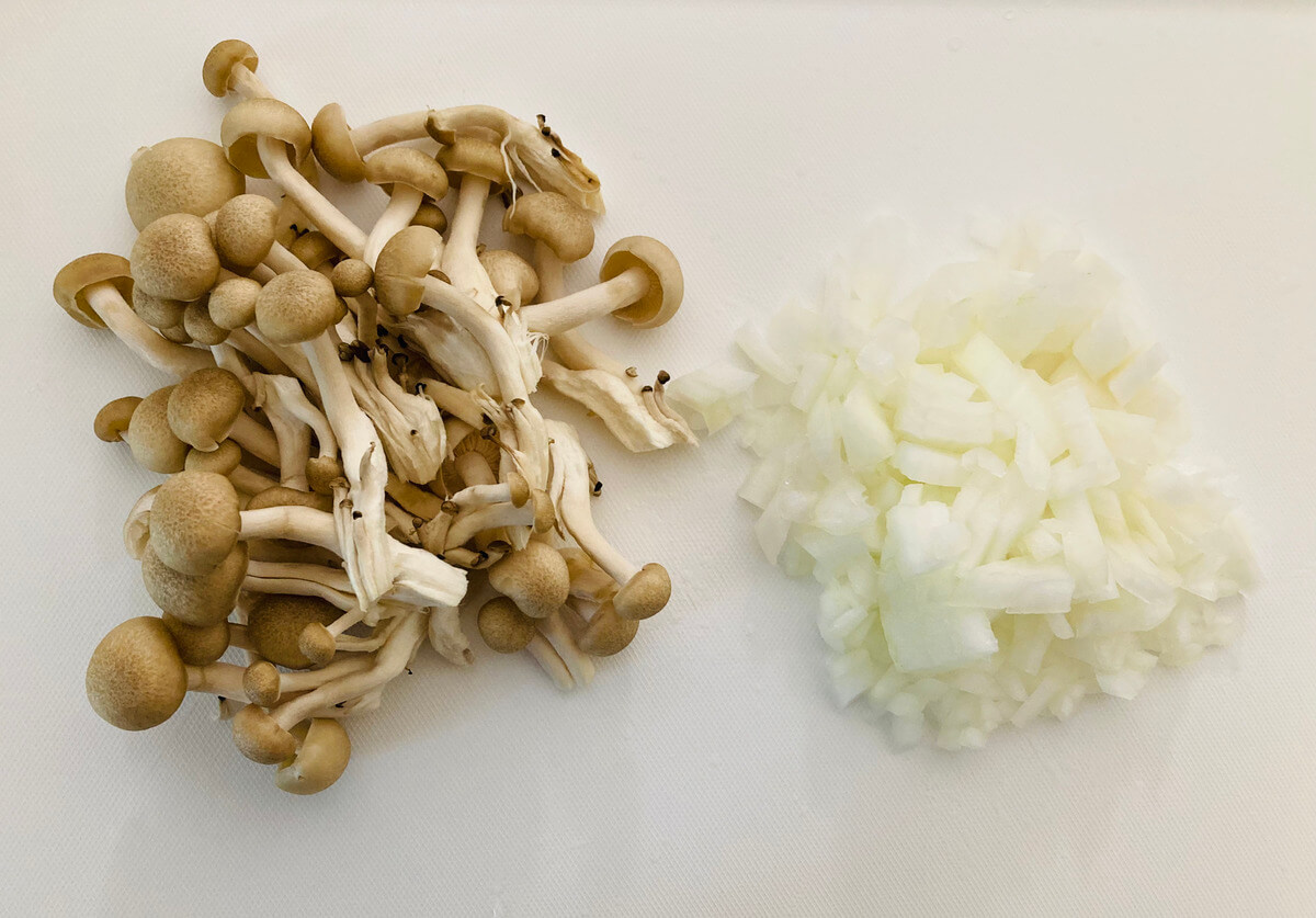 「きのことちりめんじゃこのこく旨ペペロンチーノ」