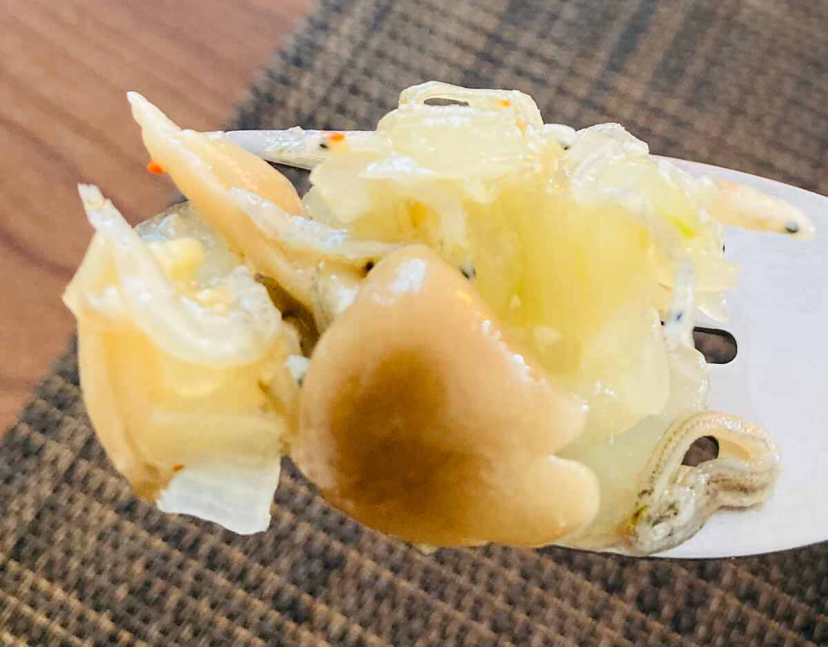 「きのことちりめんじゃこのこく旨ペペロンチーノ」