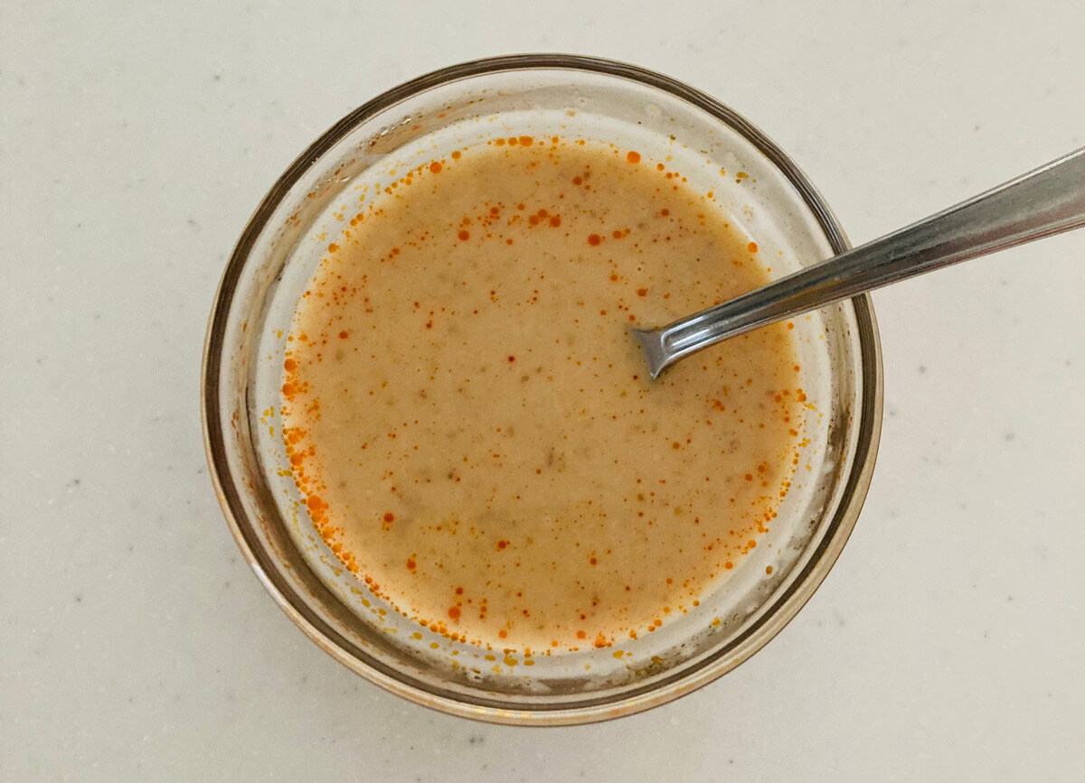 ピリ辛冷やしうどん