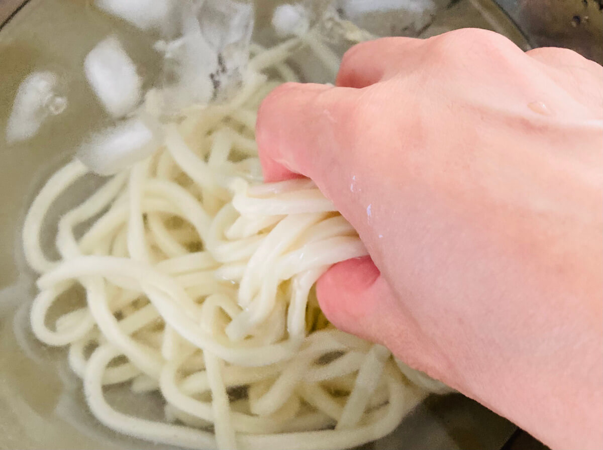 ピリ辛冷やしうどん