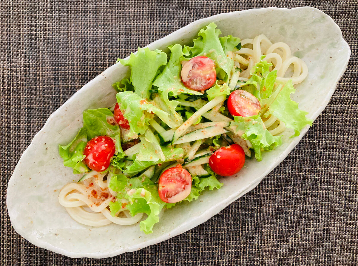 ピリ辛冷やしうどん