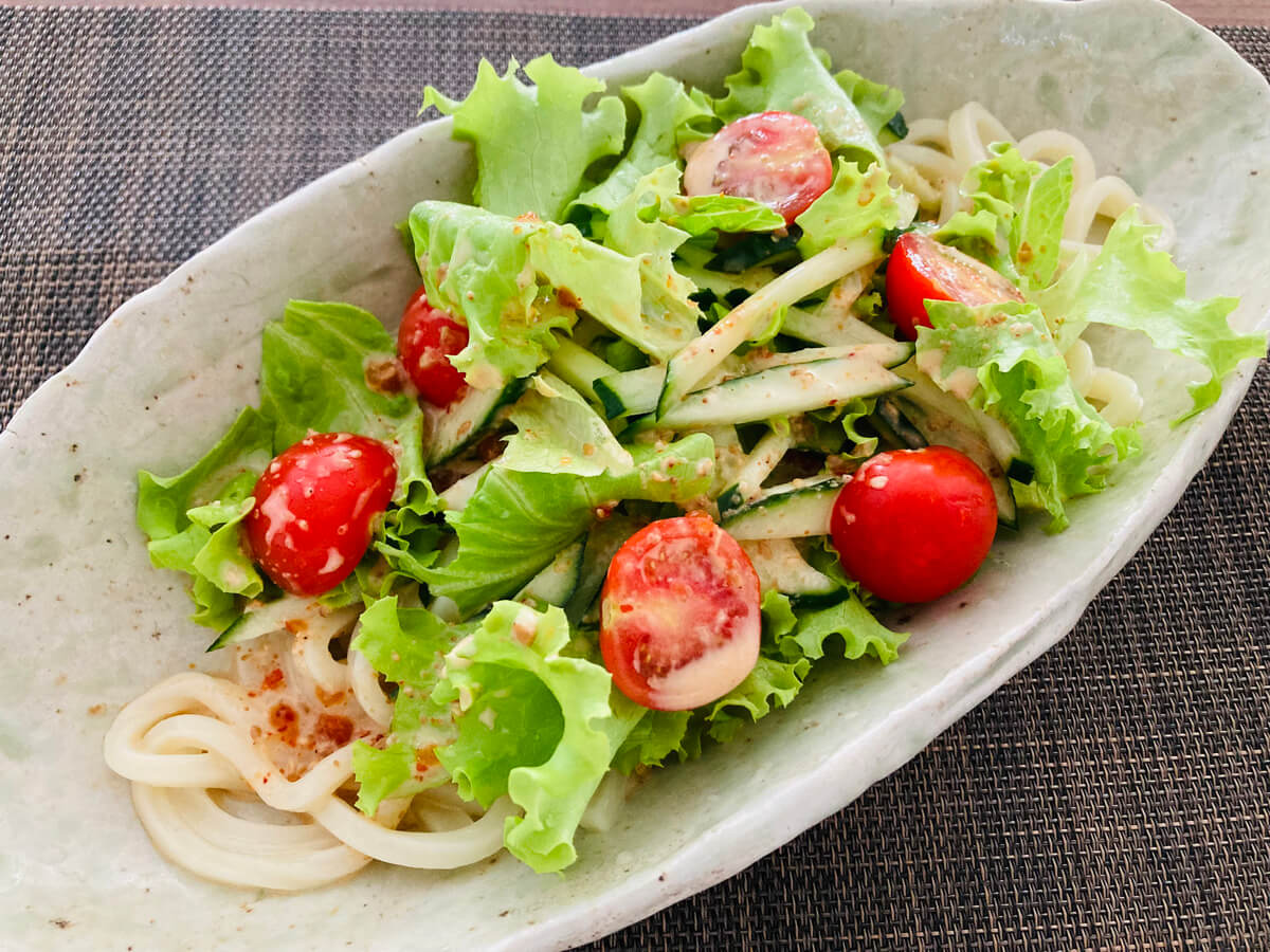 ピリ辛冷やしうどん