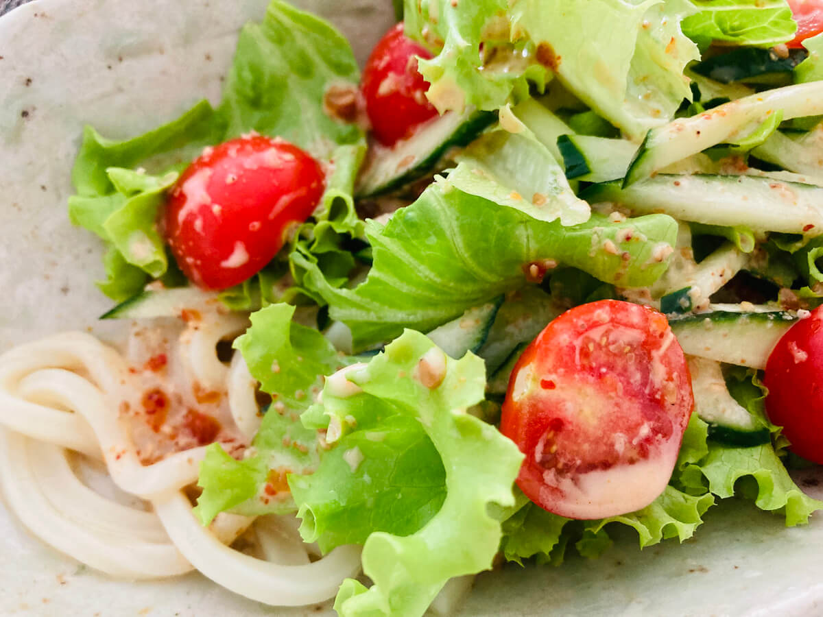 ピリ辛冷やしうどん