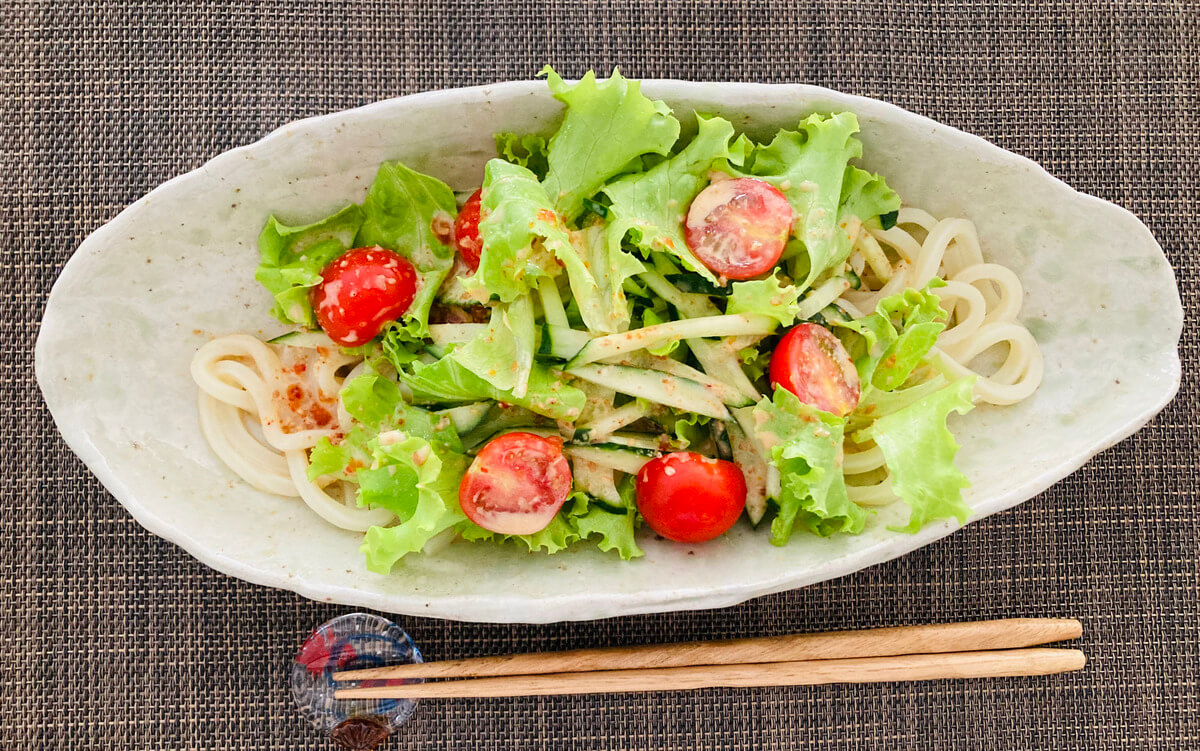 ピリ辛冷やしうどん