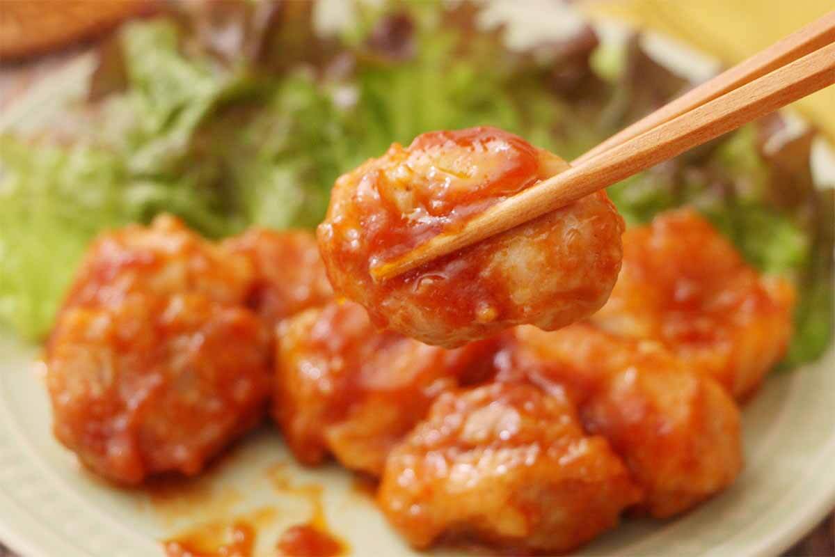 鶏もも肉のチキンチャップ