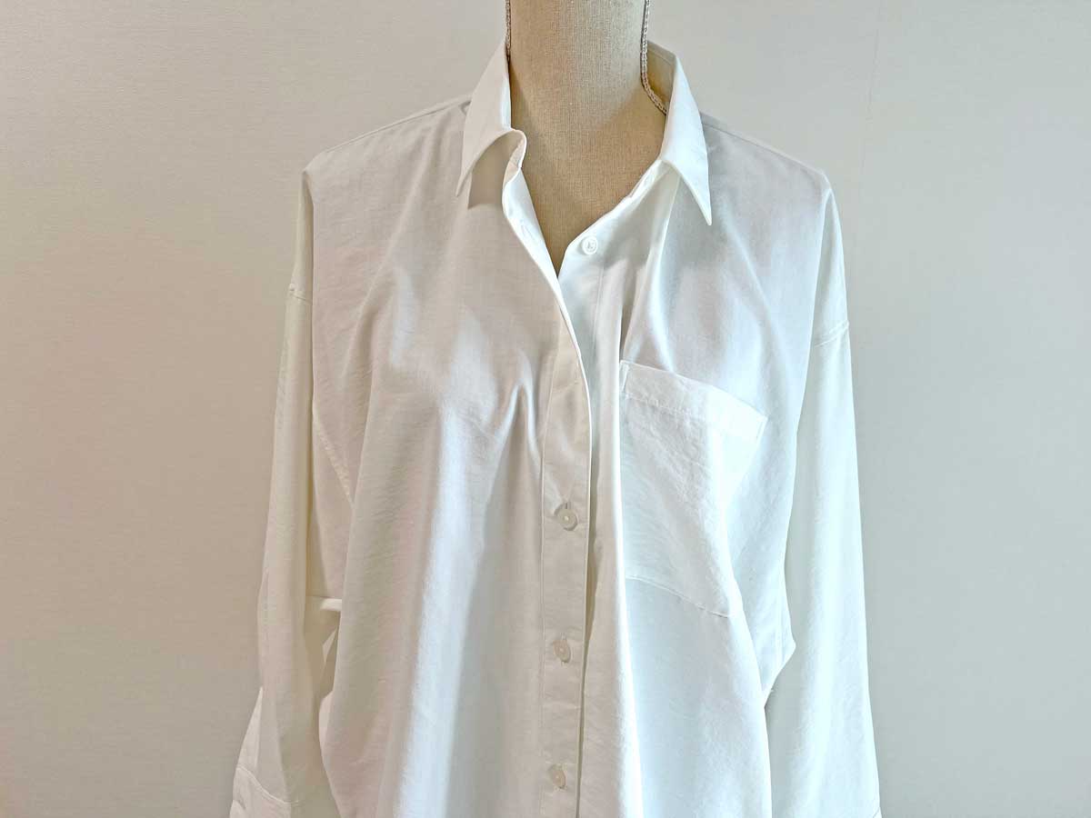 GU「ドルマンスリーブシャツ」が大人気