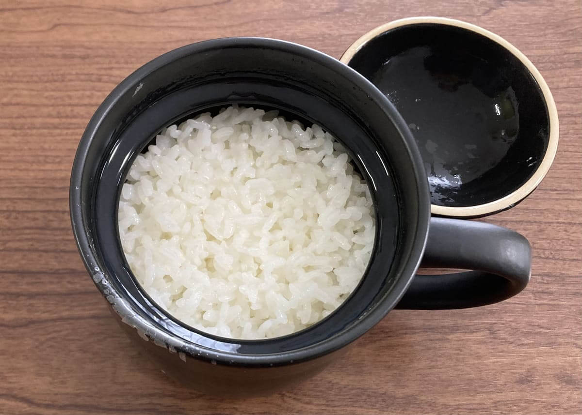 ダイソー炊飯マグ