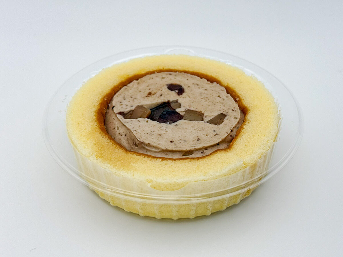 ローソン「プレミアムロールケーキ 2層のマロン」