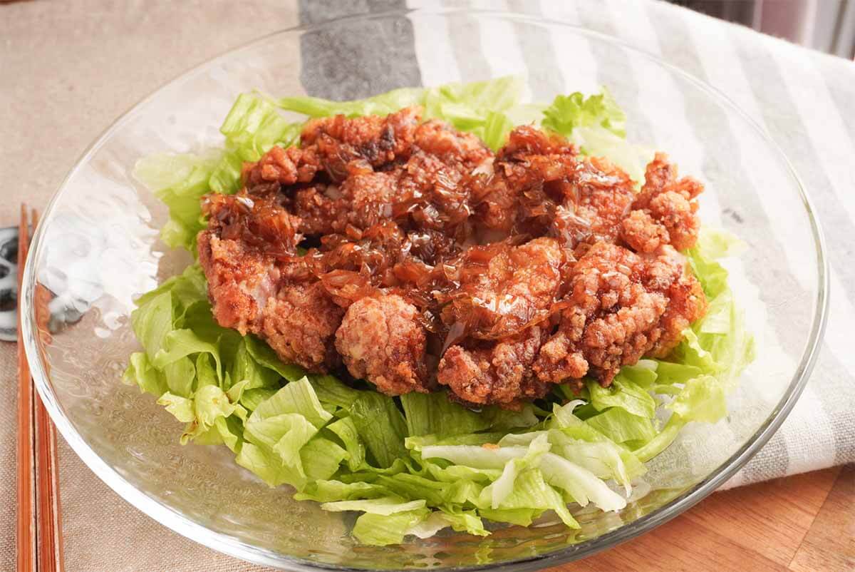 栗原はるみさん「鶏のから揚げ ねぎソース」