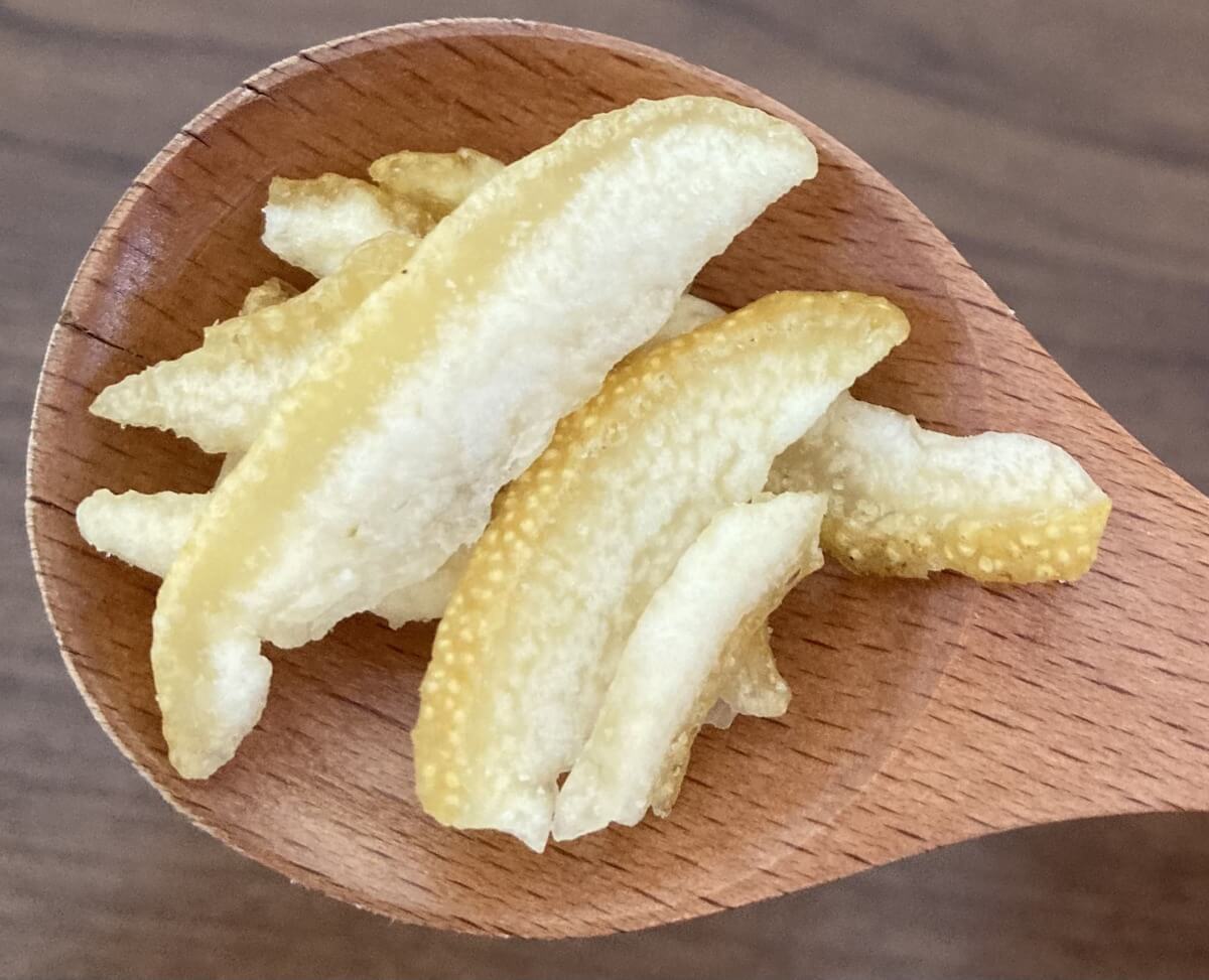 無印良品「ソルティピールチップ　土佐文旦」