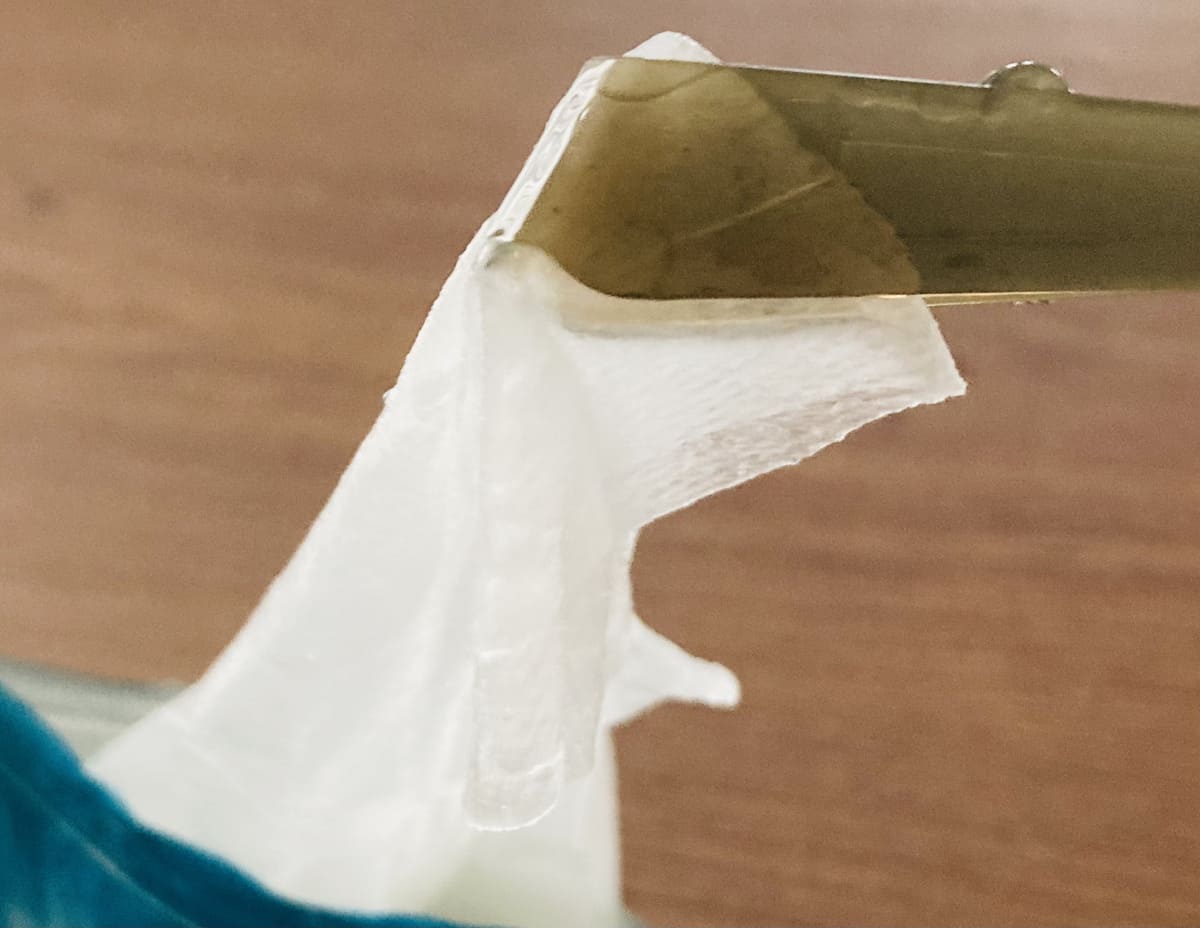 「フェイスマスク用トング チャック袋スライダー付き」