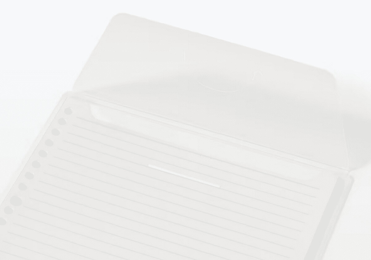 植林木ペーパー裏うつりしにくいルーズリーフ・ケース入り