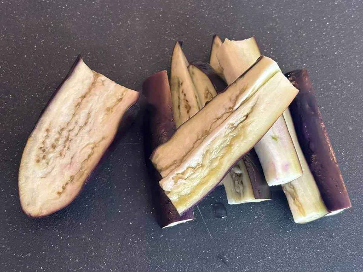 なすの胡麻ソース