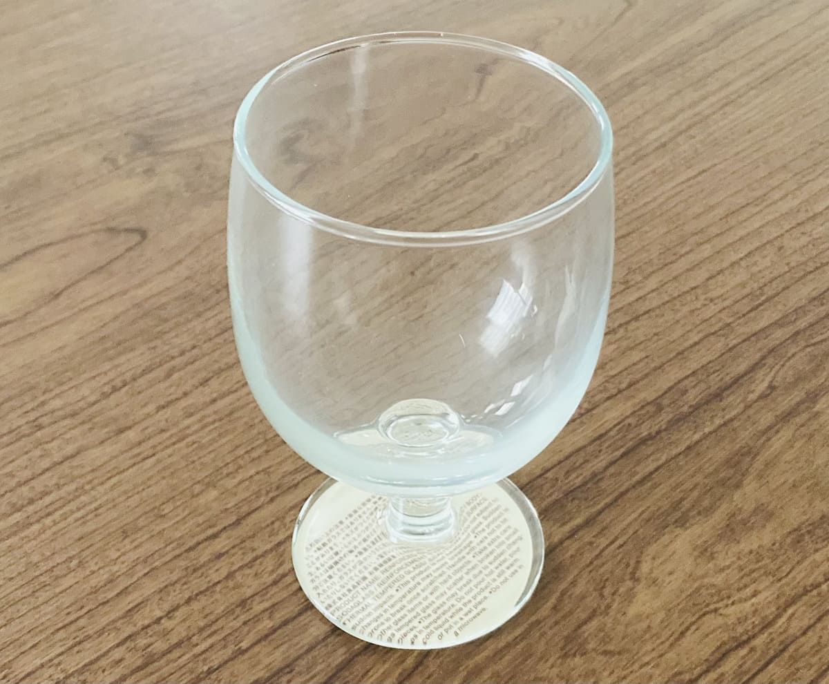 無印良品「ソーダガラス　ステムグラス」