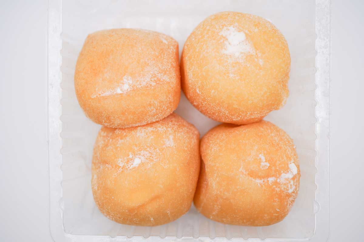 ローソン「Milkモッチボールドーナツ 4個入」