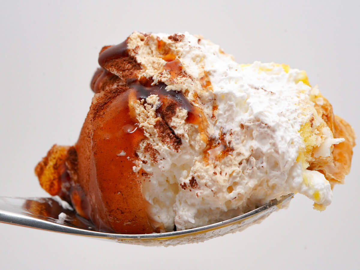 ファミマ「焼きりんごミルフィーユクレープ」