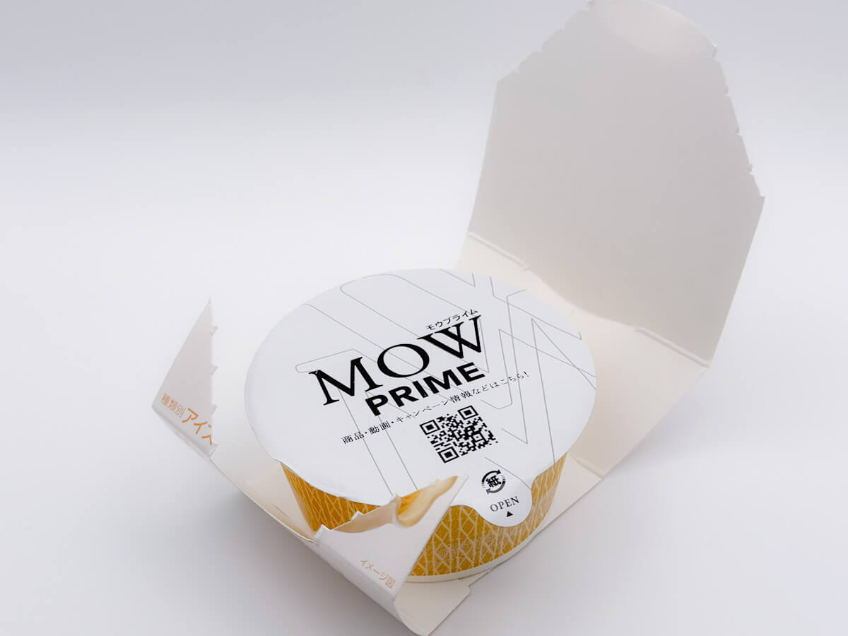 森永乳業「MOW PRIME 白いクッキー&クリーム」