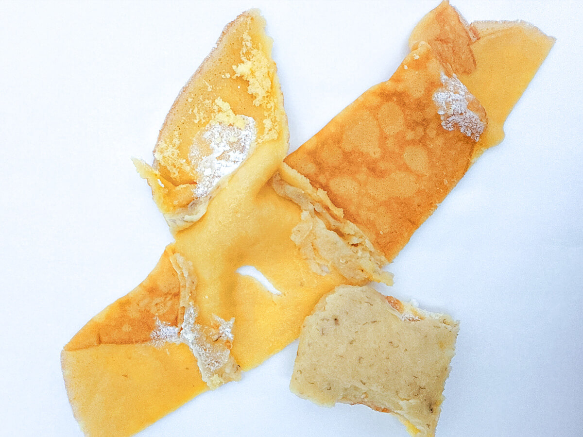 ファミリーマート「東京ばな奈監修 バナナかすたあどクレープ」