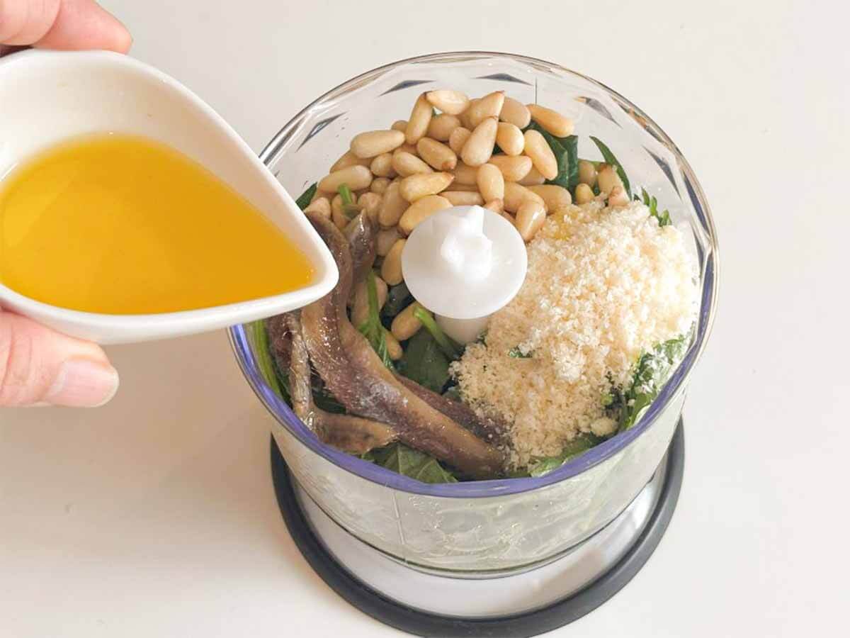 平野レミさん「しそ・ベーゼでうれしそパスタ」