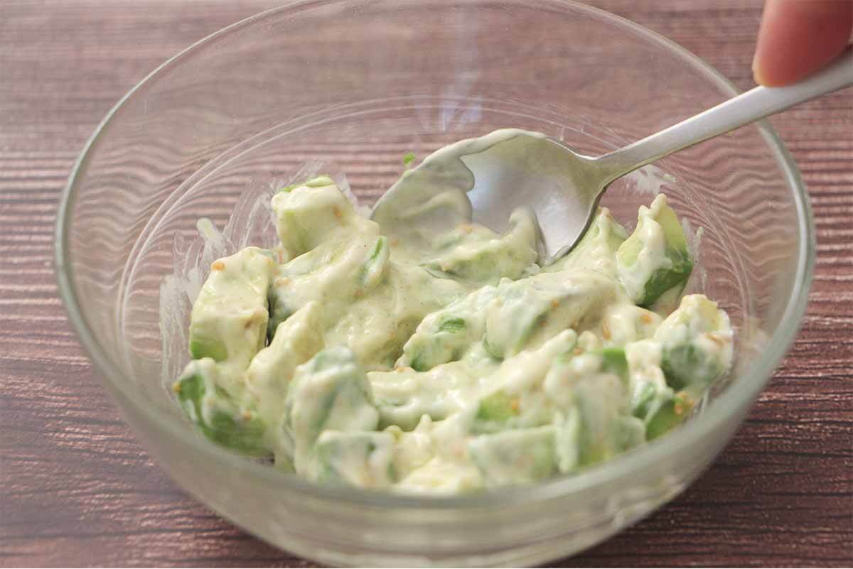 栗原はるみさん「えびとアボカドの春巻」