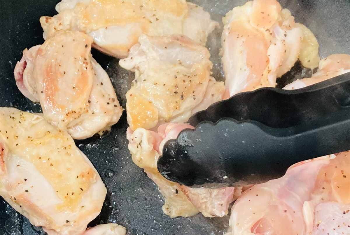 タサン志麻さん「鶏のマスタード煮込み」